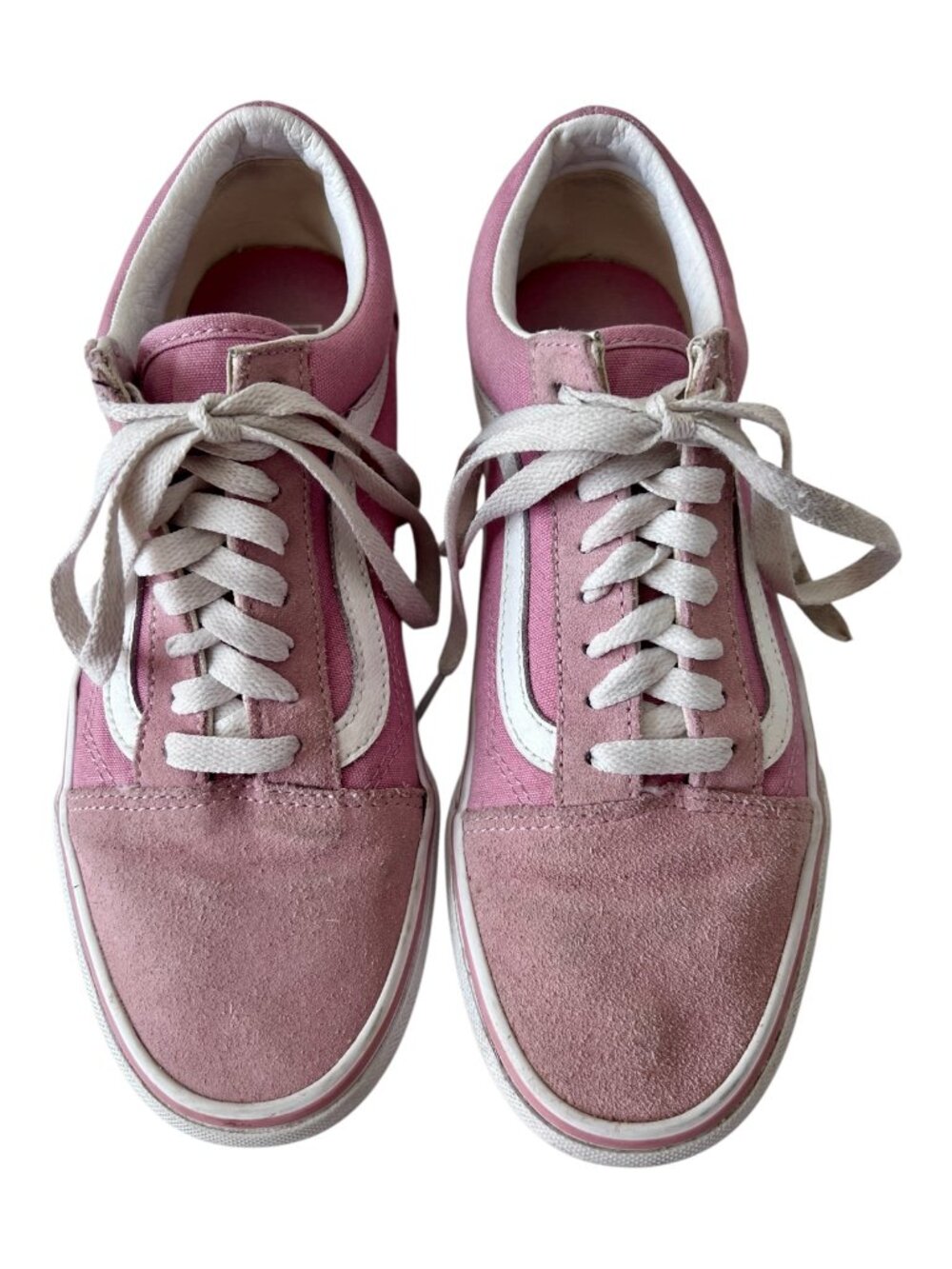 Vans Old Skool Pink Suede Low Top Sneakers Women’s Size 8